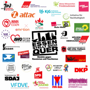 Die Essener OMAS schließen sich„Essen stellt sich quer“ an