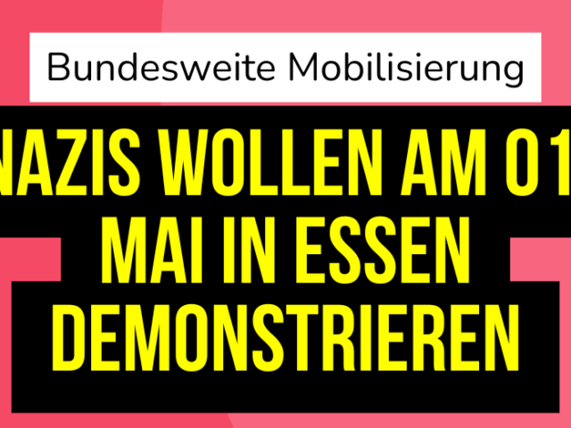 Essener OMAS GEGEN RECHTS setzen Zeichen am 1. Mai 