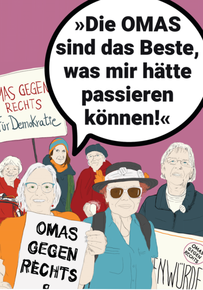 Demokratiefestival der OMAS GEGEN RECHTS Magdeburg