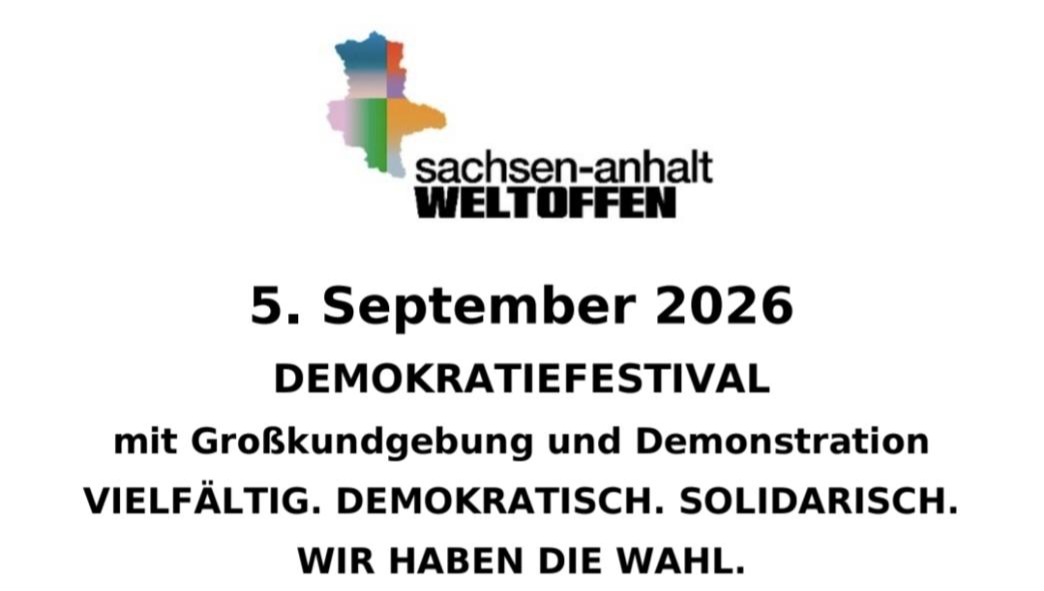 Demokratiefestival in Magdeburg