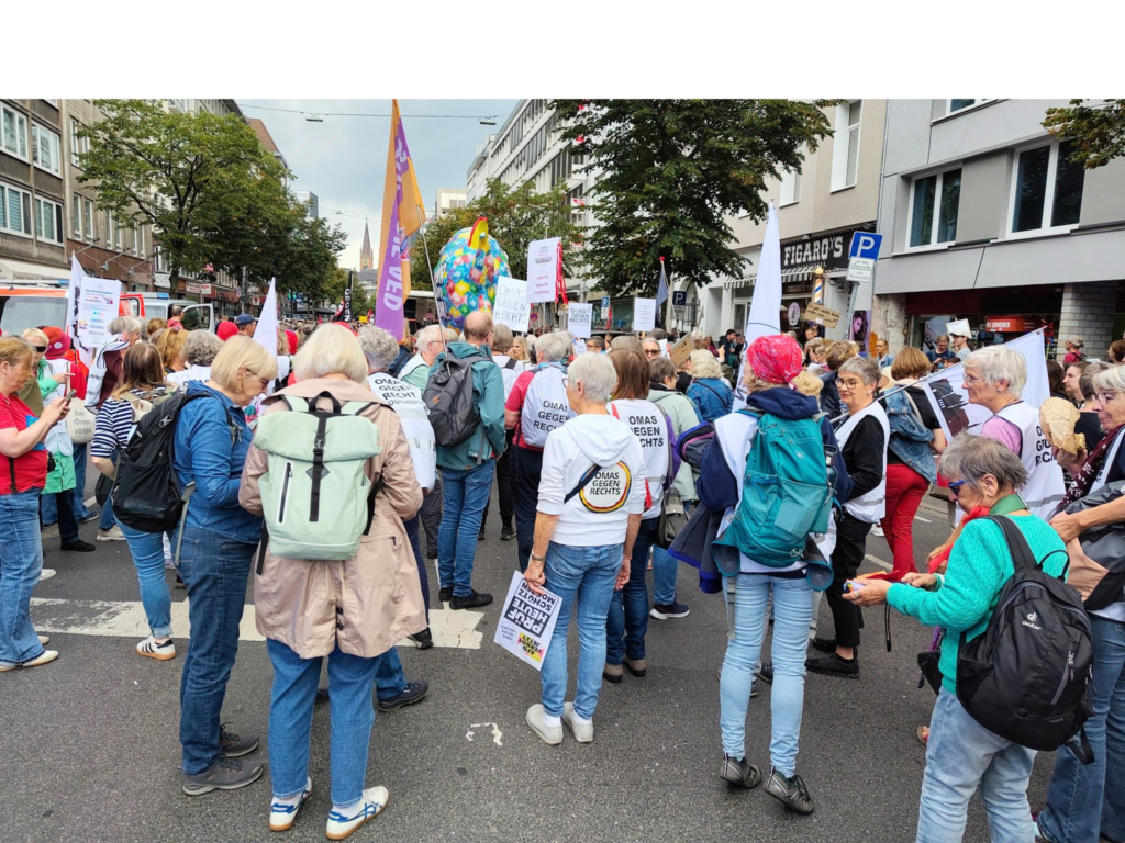 Offener Brief der OMAS GEGEN RECHTS Essen an Ministerpräsident Hendrik Wüst