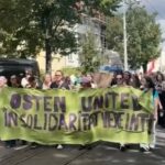 Demo in Sachsen-Anhalt Banner: Osten united