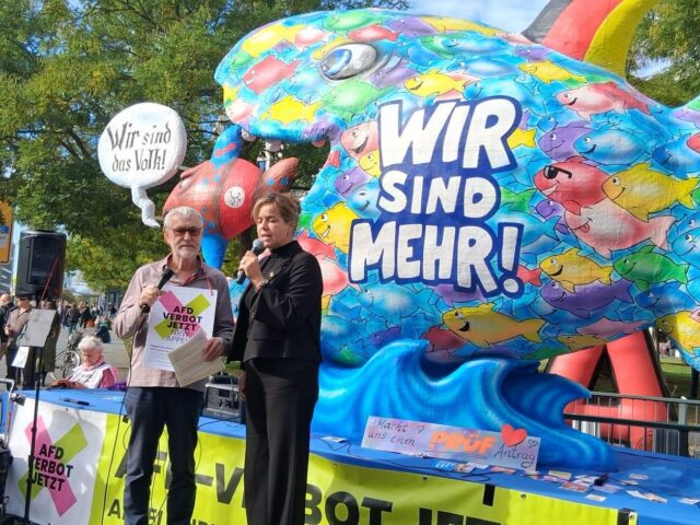 „Wir sind mehr“: Tilly-Fisch tourte für AfD-Verbotsverfahren bis vor Bundesrat