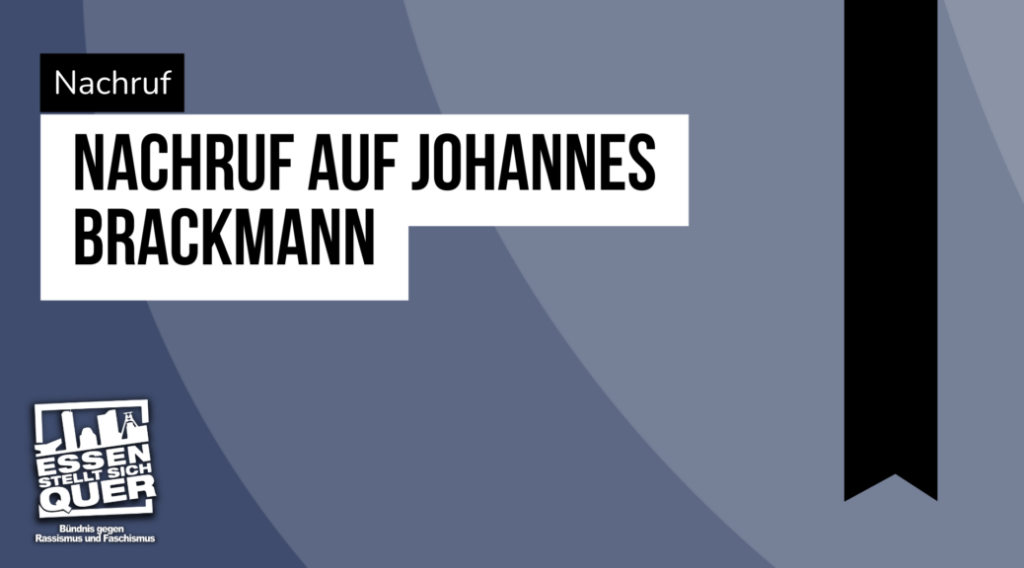 Nachruf auf Johannes Brackmann